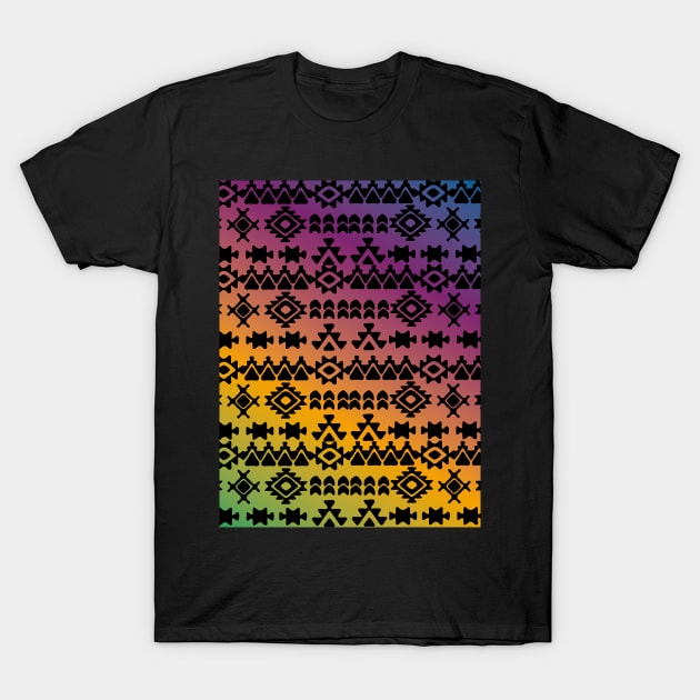 aztec pattern design T-Shirt by JDP Designs